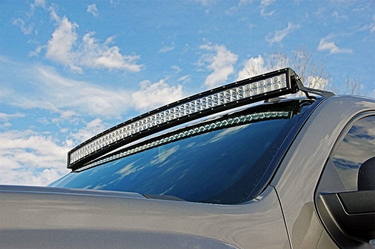 Thumbnail: LED Light Mount | Upper Windshield | 50" Curved | Chevy/GMC 1500/1500 SUV/2500HD