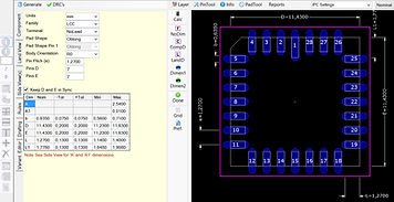 PCB Library Expert. Построение посадочного места компонента в соответствии со стандартом IPC.