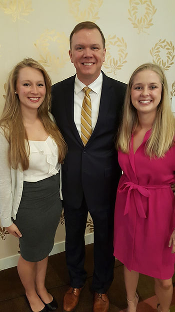 L to R: Leigh Ann Clark, Aaron Ostrowski and Chelsea Hyre (Cord)