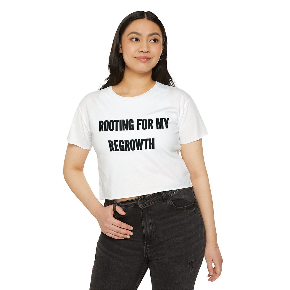 Thumbnail: "Rooting For My Regrowth" Crop Top