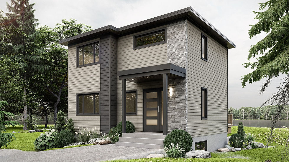 Modèle de maison neuve - Extérieur avant