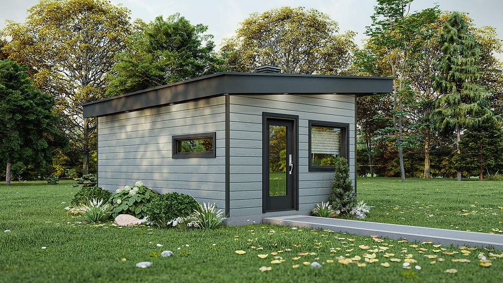 Mini maison moderne compacte - Extérieur avant