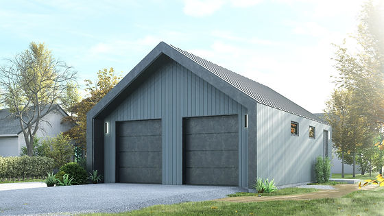 Large garage plan | Plan Maison Québec