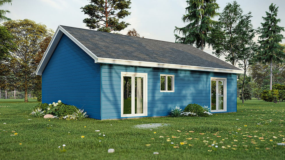 Miniature : Plan de plain-pied - Extérieur arrière