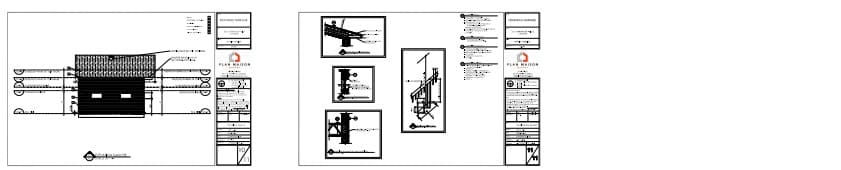 garage détaché avec mezzanine habitable détails construction escalier structure