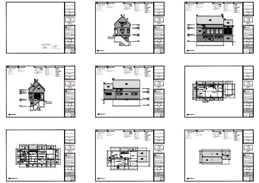 plans architecture maison contemporaine nordique