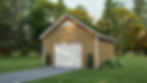 Garage détaché traditionnel 20x24 - Extérieur avant