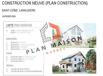 Maison avec ossature en bois pas cher - Page de présentation