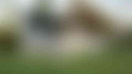 garage contemporain compact à toit incliné vue arrière