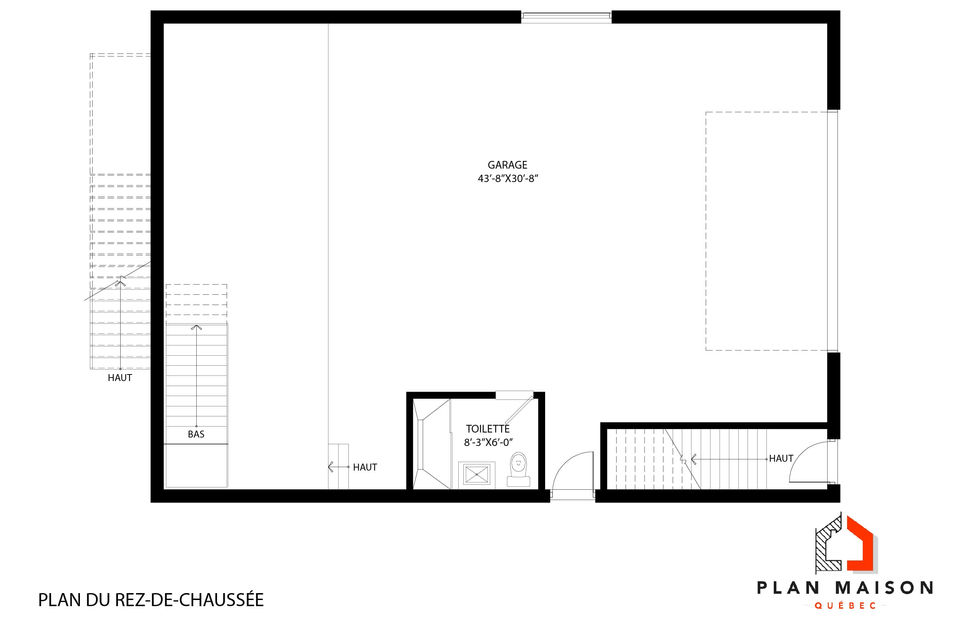 plan garage double multifonction