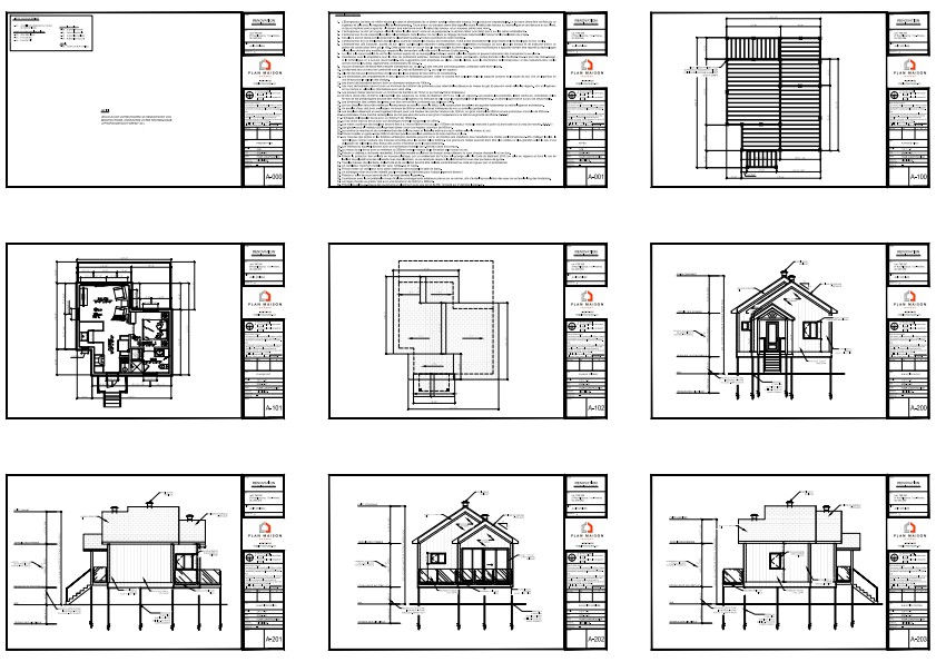 Plans de rénovation complète d’une maison existante sur pieux vissés