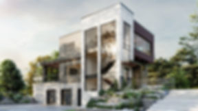 Maison de luxe avec plan - Extérieur avant