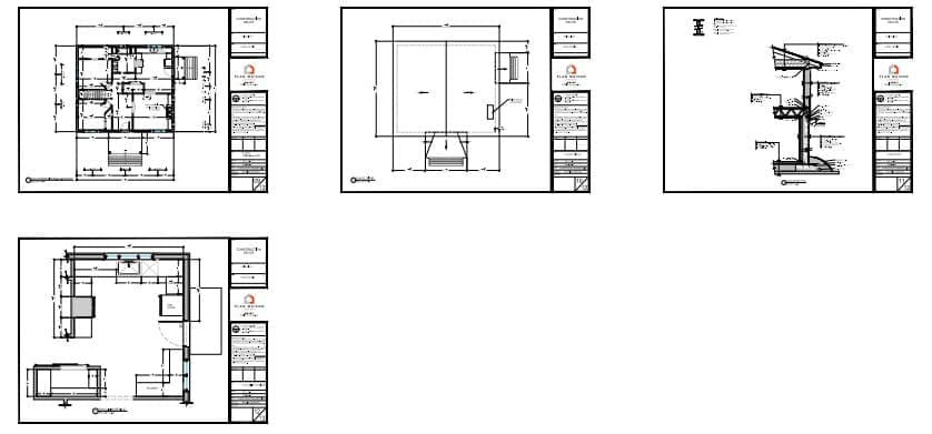 Détails techniques et plan de toiture d’une maison champêtre traditionnelle