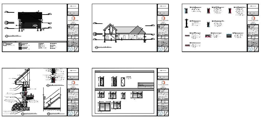 détails construction maison moderne structure et assemblage