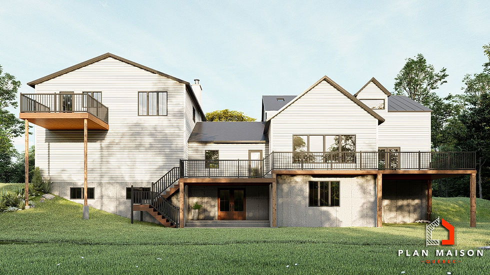 Extension entre deux maisons - photo de la maison