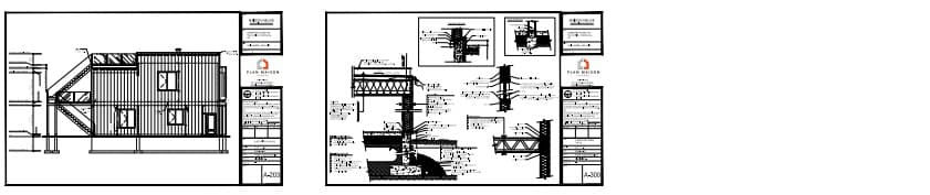 details construction habitation contemporaine structure
