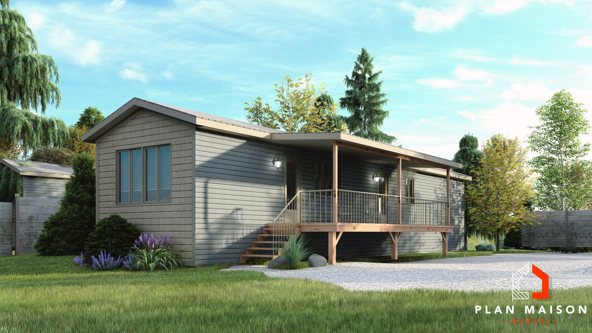 Modèle de maison mobile - Extérieur avant