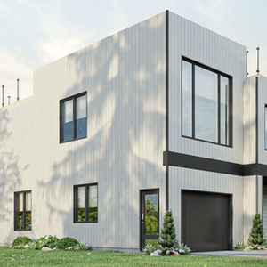 architecture contemporaine maison volume cubique facade