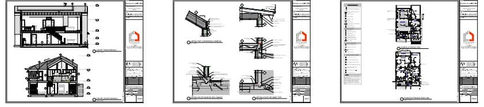 details construction maison contemporaine coupe structure