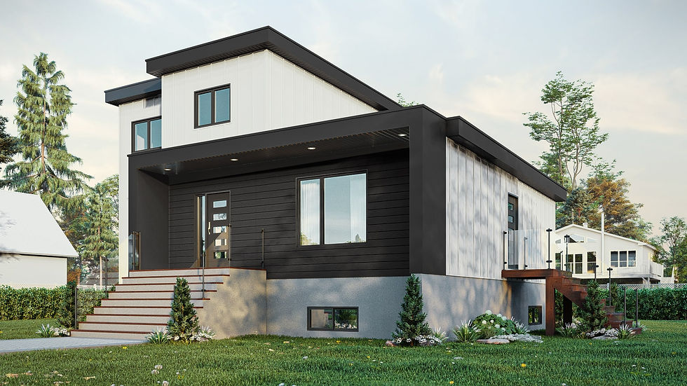 Plan pour duplex - Extérieur avant