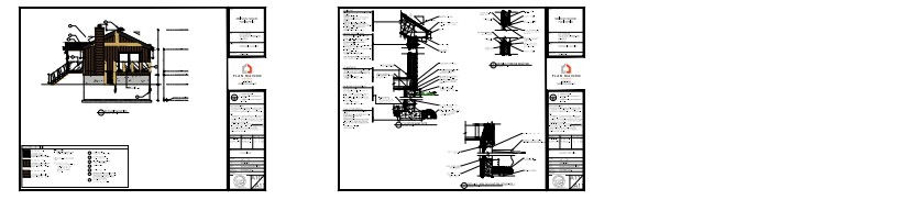 Coupes architecturales et détails techniques d’une maison contemporaine québécoise