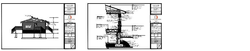 coupe maison bi logement contemporaine sous-sol locatif