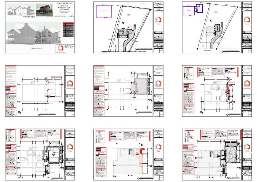 Agrandissement de maison avec garage double vestibule et salle de jeux