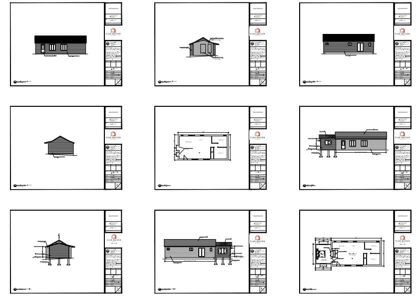 Plans de construction pour agrandissement latéral maison avec nouvelle chambre