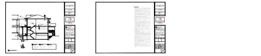 Plans techniques d'un projet de transformation résidentielle avec ajout d'un étage.