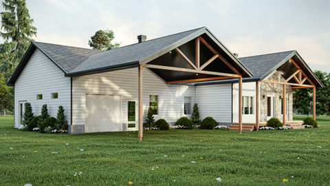 facade maison moderne architecture contemporaine volumes epures