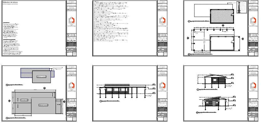 Projet de transformation de toiture de chalet et plans architecturaux