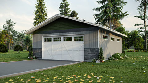 façade bâtiment secondaire contemporain avec design épuré et lignes modernes