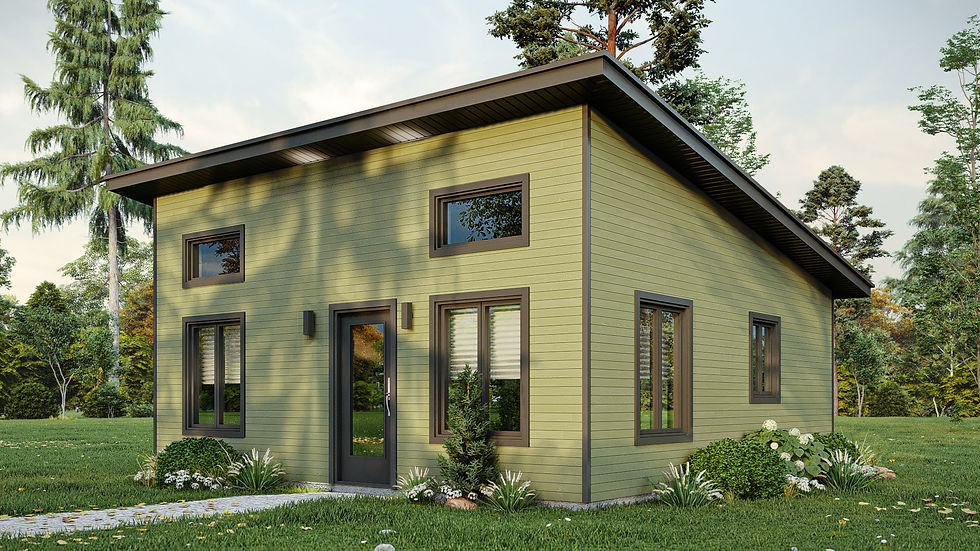 Modèle mini maison - Extérieur avant