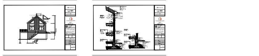 coupe maison double hauteur mezzanine volumes intérieurs