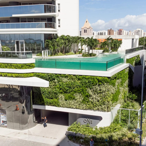 L'entrée du condomínio One Residencial