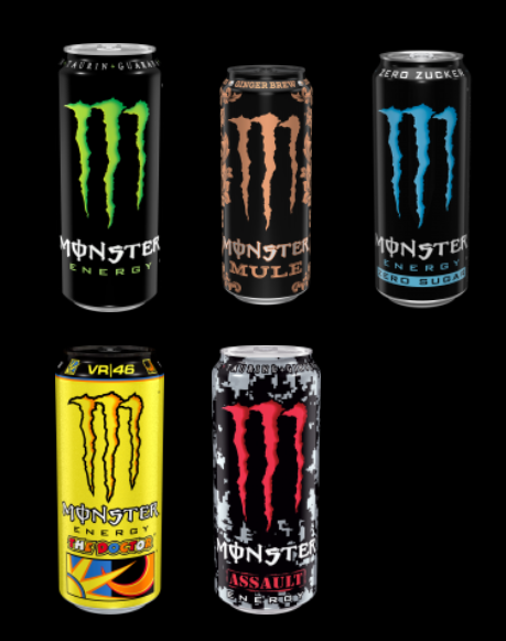 Bild zeigt den Monster Energy Drink