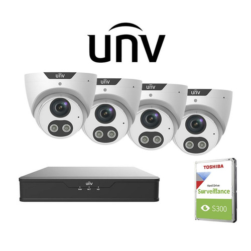 Uniview Tri-Guard Active Deterrent Camera Package Eye Spy
