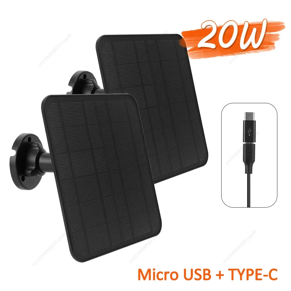 5V 20W Solar Panels For Eufy Eufycam
