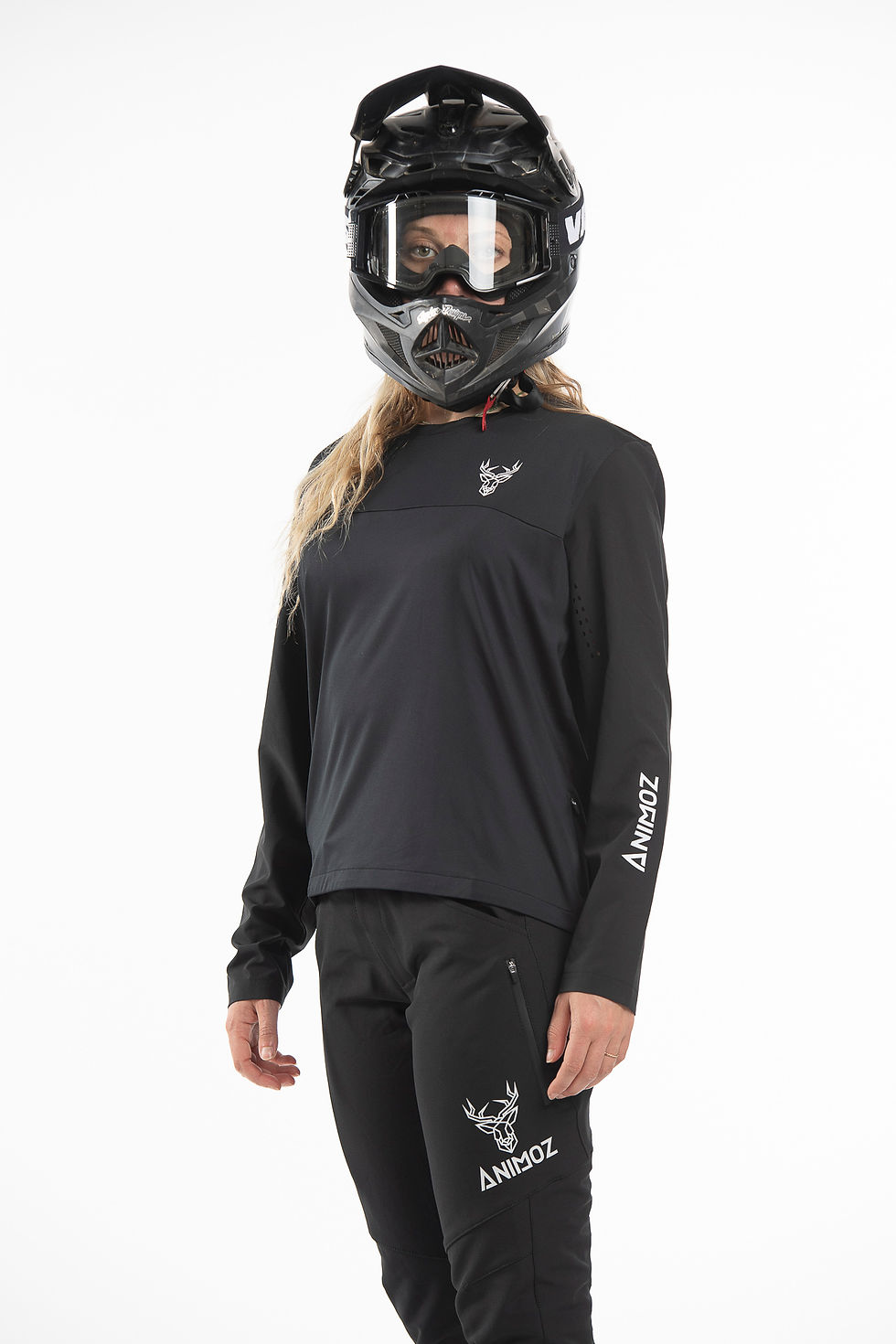 Thumbnail: ANIMOZ - WILD Black Long Sleeve Jersey Women