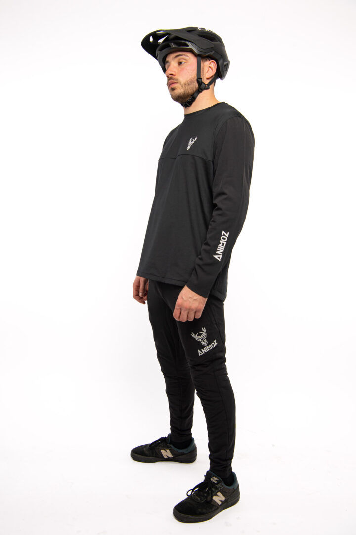 Thumbnail: ANIMOZ - WILD Black Long Sleeve Jersey