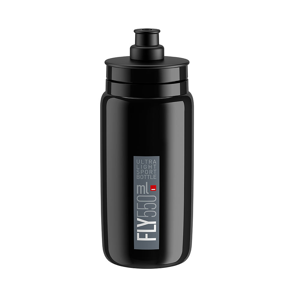 Bidão Elite Fly 550 ml preto cinzento