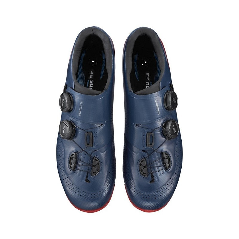 Miniatura: Sapato Shimano RC702 vermelho escuro azul