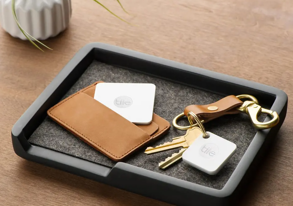 Tile trackers to find your keys or wallet