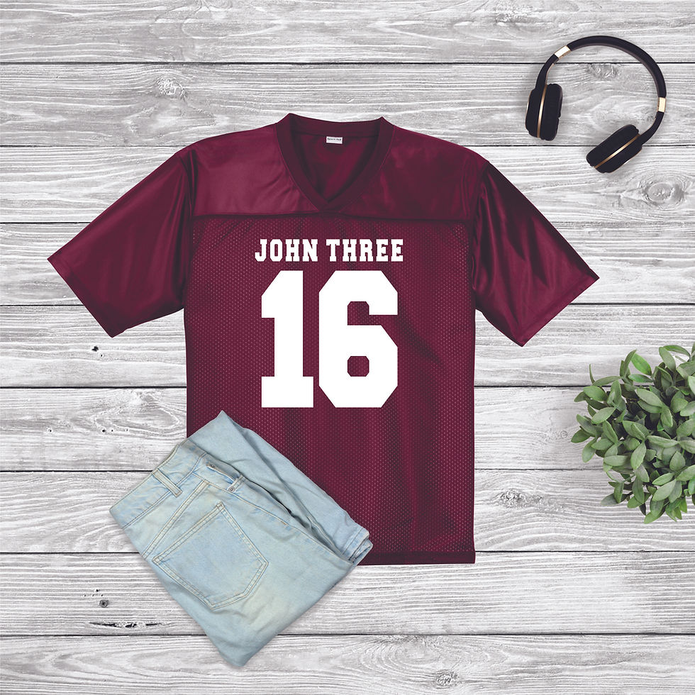 Thumbnail: John 3:16 Replica Football Jersey