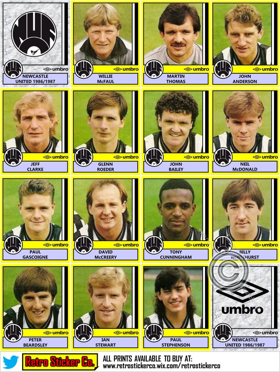 Newcastle United 1986