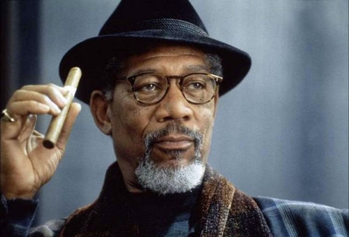 Morgan Freeman Cigar