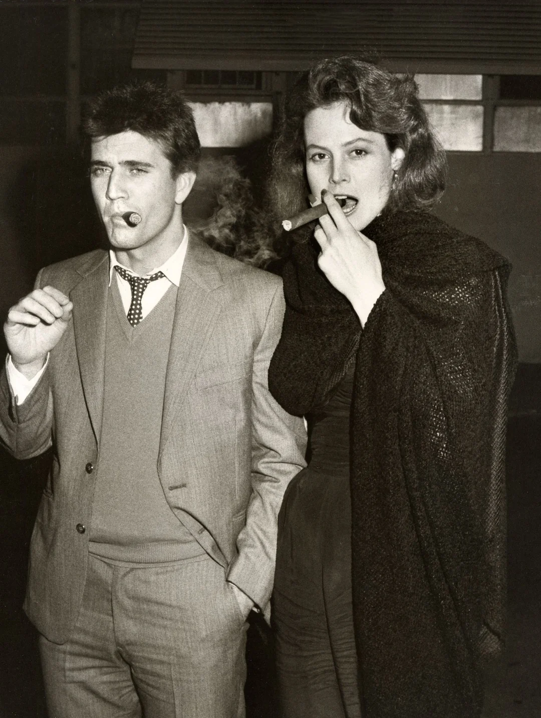 Mel Gibson Sigourney Weaver Cigar