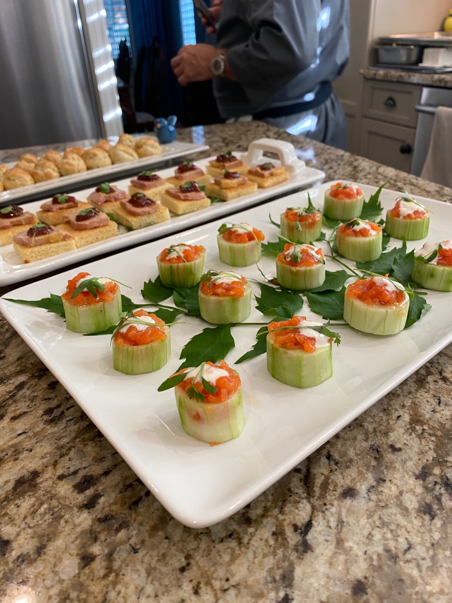 Arranged Food and Objects