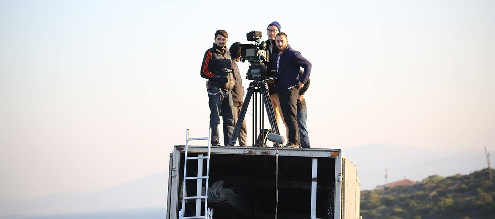 On set photo