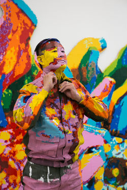 Liu Bolin performance